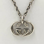Gucci Interlocking Necklace Silver