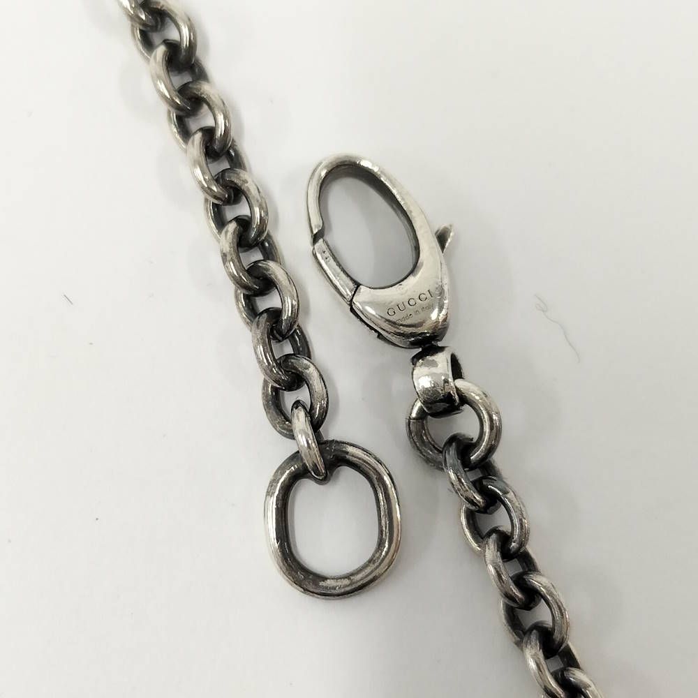 Gucci Interlocking Necklace Silver — view 7