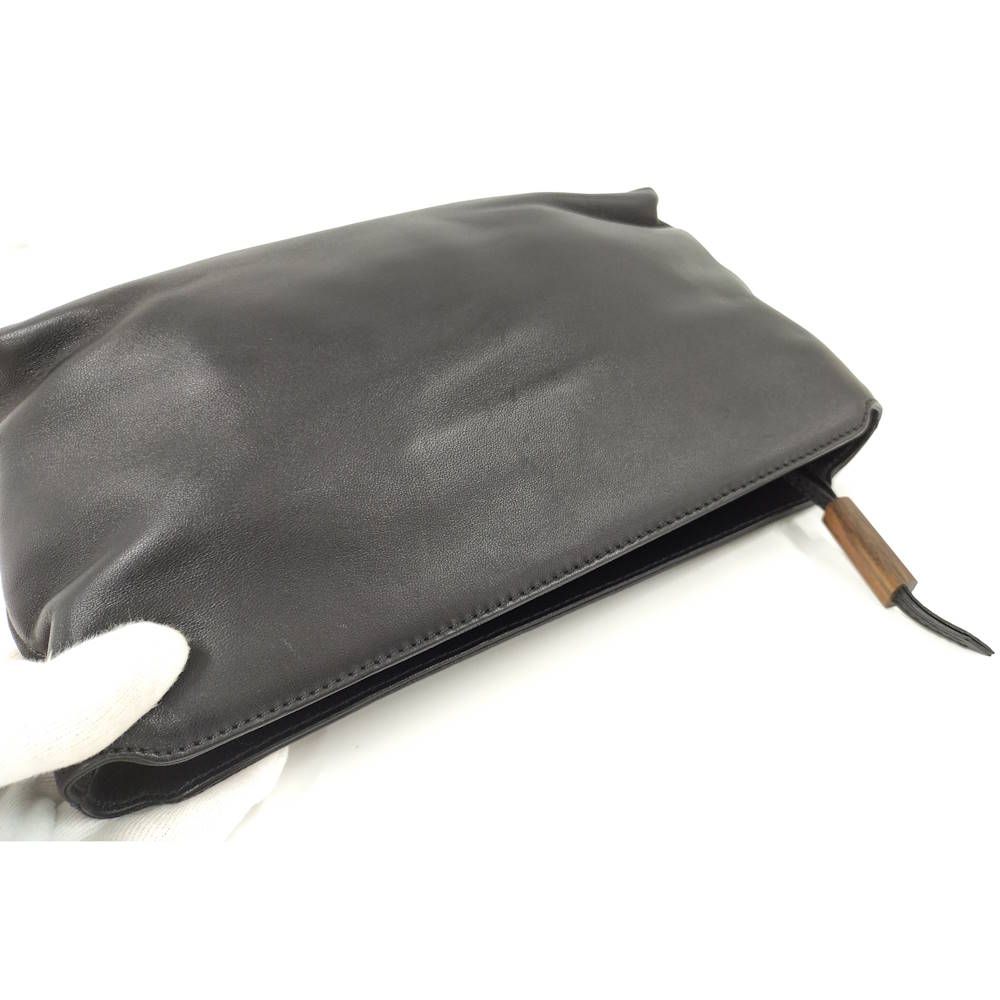 Loewe Pouch Leather Black — view 6