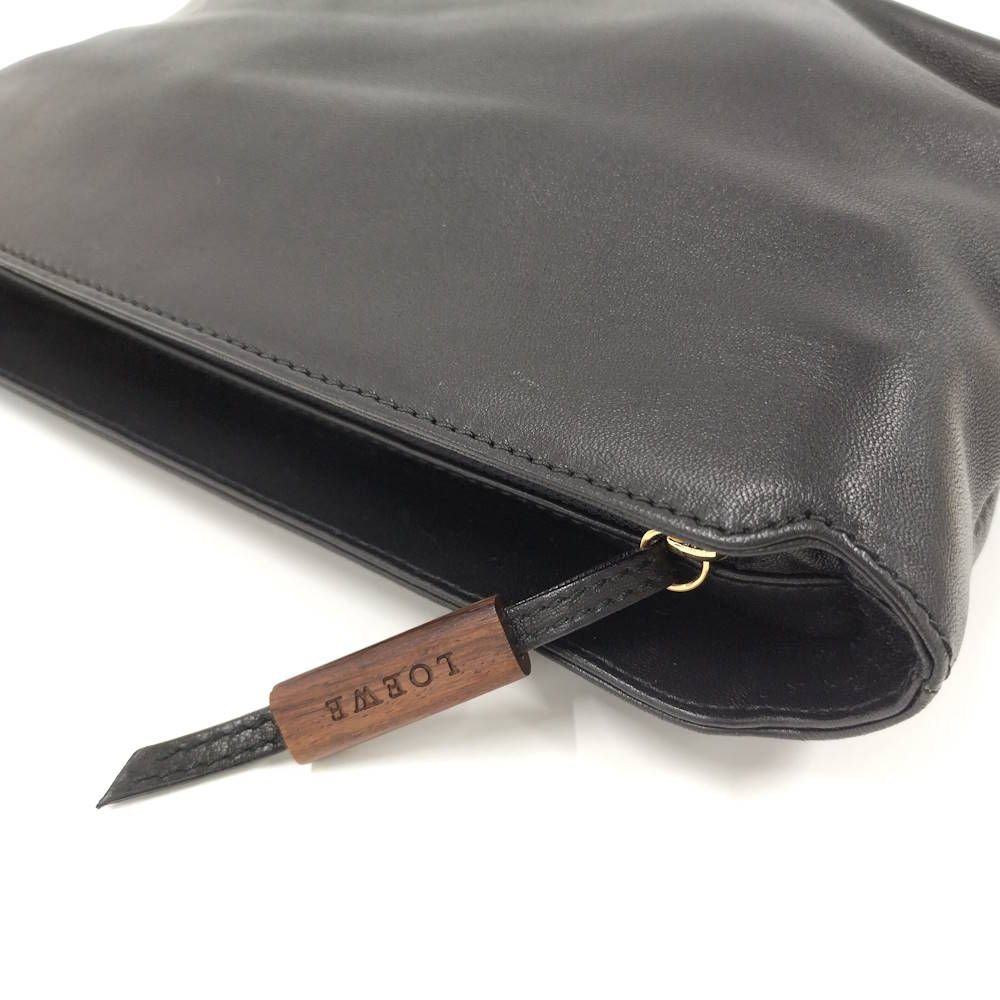 Loewe Pouch Leather Black — view 5