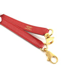 Hermes Kelly Bolide Shoulder Strap Ardennes Red Gold — view 3