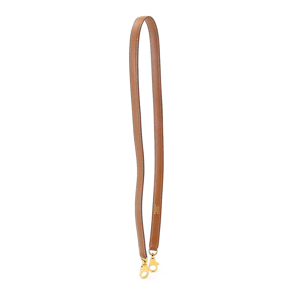 Hermes Kelly Bolide Shoulder Strap Courchevel Epsom Gold Brown — view 5