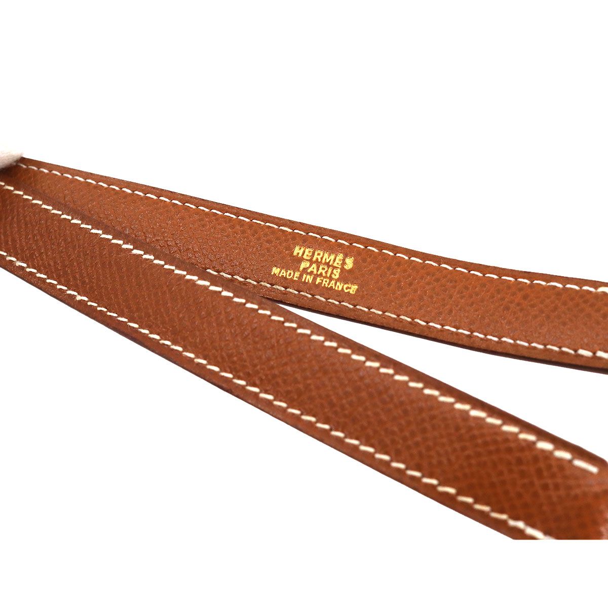 Hermes Kelly Bolide Shoulder Strap Epsom Gold Brown — view 3