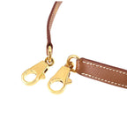 Hermes Kelly Bolide Shoulder Strap Epsom Gold Brown — view 3