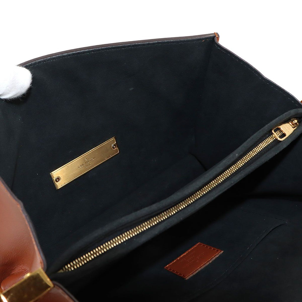 Louis Vuitton Monogram Reverse Dauphine MM Shoulder Bag Brown — view 8