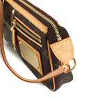 Louis Vuitton Monogram Rivet Pochette Soir Pouch — view 8