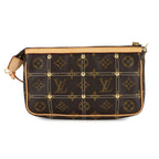 Louis Vuitton Monogram Rivet Pochette Soir Pouch — view 3