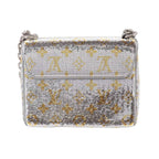 Louis Vuitton Monogram Sequin Twist PM Chain Shoulder Bag Silver — view 2