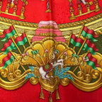 Hermes Carre 90 Scarf Silk Luna Park Amusement Merry Go Round — view 6