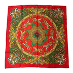 Hermes Carre 90 Scarf Silk Luna Park Amusement Merry Go Round