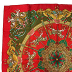 Hermes Carre 90 Scarf Silk Luna Park Amusement Merry Go Round — view 2