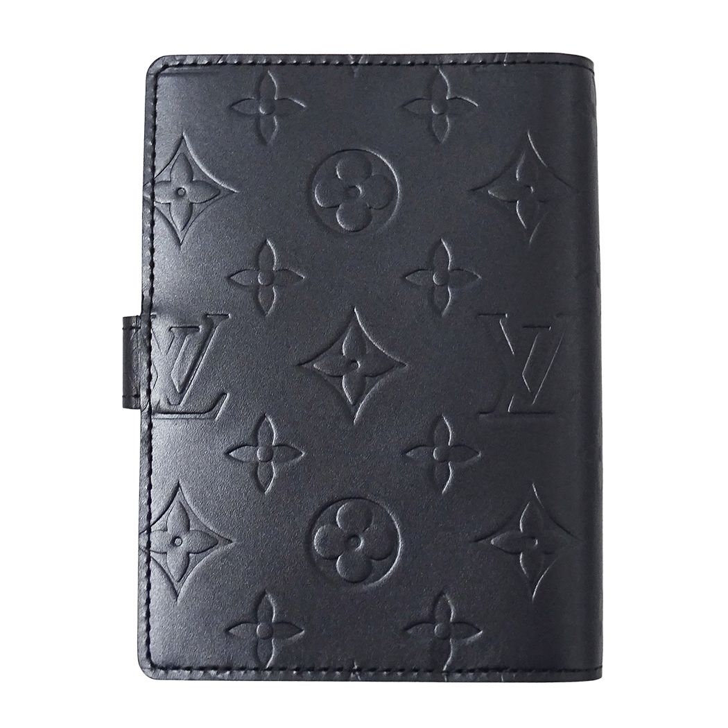 Louis Vuitton Notebook Cover Monogram Matte Agenda PM Blue Stationery — view 2