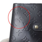 Louis Vuitton Notebook Cover Monogram Matte Agenda PM Blue Stationery — view 8