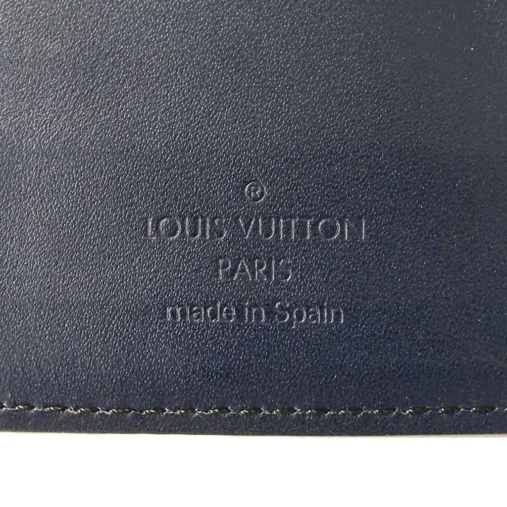 Louis Vuitton Notebook Cover Monogram Matte Agenda PM Blue Stationery — view 5