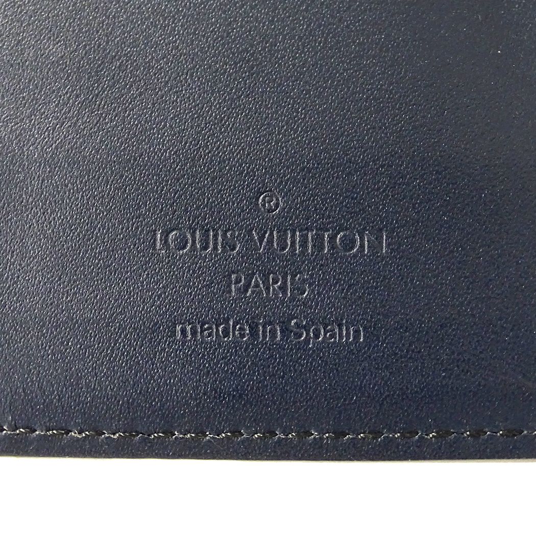 Louis Vuitton Notebook Cover Monogram Matte Agenda PM Blue Stationery — view 5