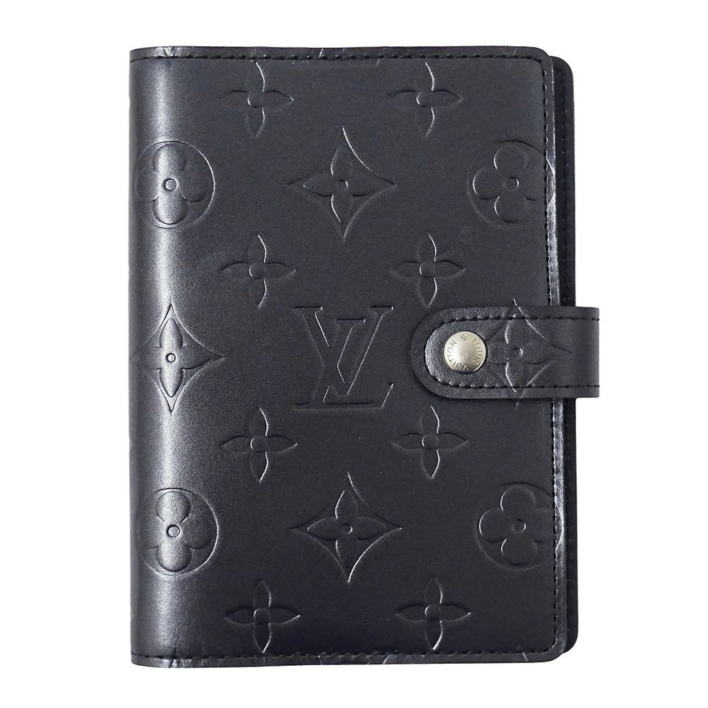 Louis Vuitton Notebook Cover Monogram Matte Agenda PM Blue Stationery
