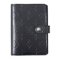 Louis Vuitton Notebook Cover Monogram Matte Agenda PM Blue Stationery