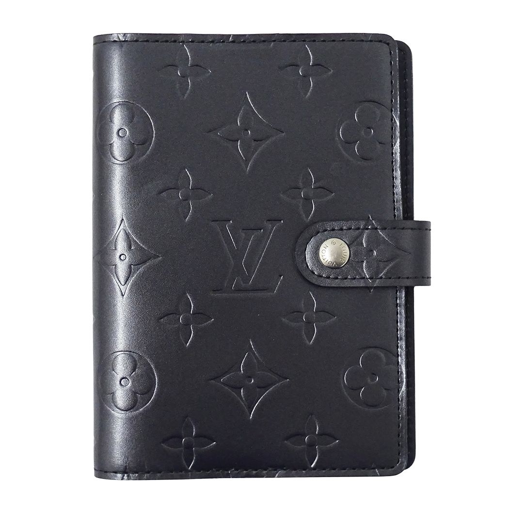 Louis Vuitton Notebook Cover Monogram Matte Agenda PM Blue Stationery