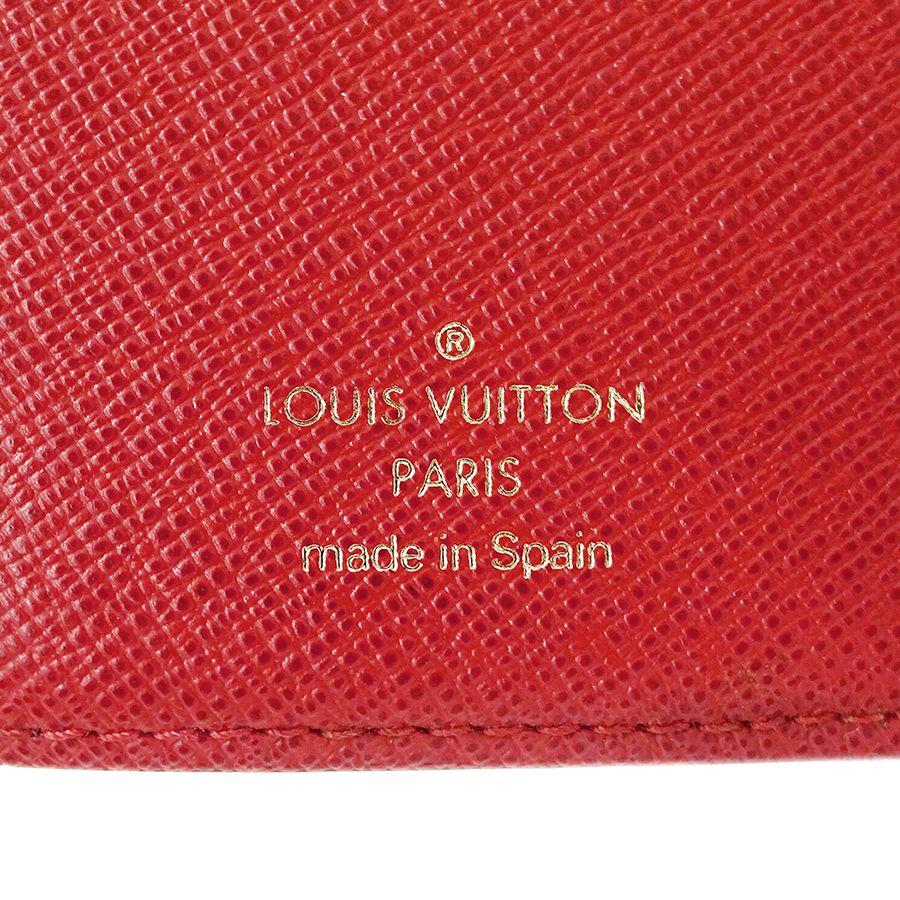 Louis Vuitton Notebook Cover Monogram Groom Agenda PM Rouge Brown Red Stationery — view 6