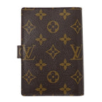 Louis Vuitton Notebook Cover Monogram Groom Agenda PM Rouge Brown Red Stationery — view 2