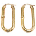 Bottega Veneta Oval Hoop Earring
