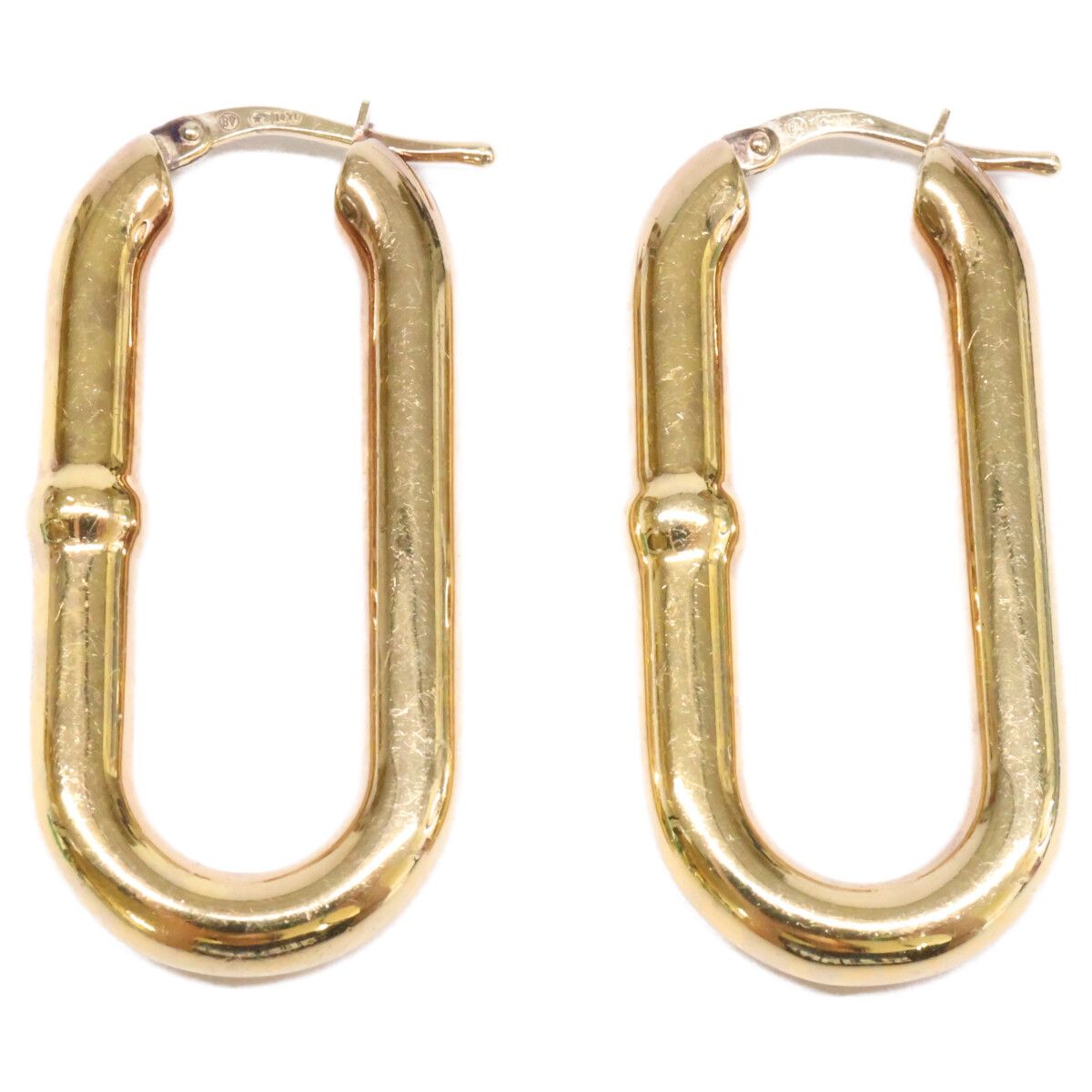 Bottega Veneta Oval Hoop Earring