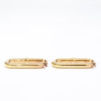 Bottega Veneta Oval Hoop Earring — view 4