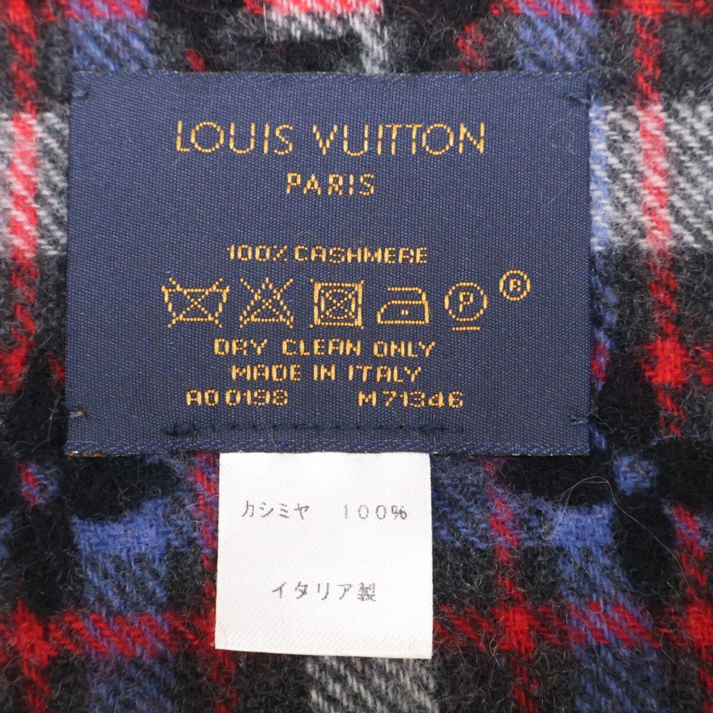 Louis Vuitton Echarpe Monogram Gradient Tartan Cashmere — view 6