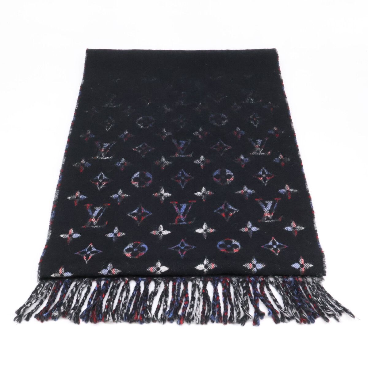Louis Vuitton Echarpe Monogram Gradient Tartan Cashmere — view 3