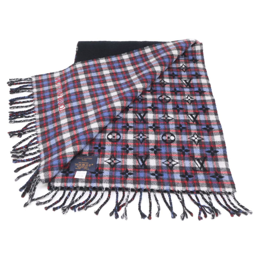 Louis Vuitton Echarpe Monogram Gradient Tartan Cashmere — view 4