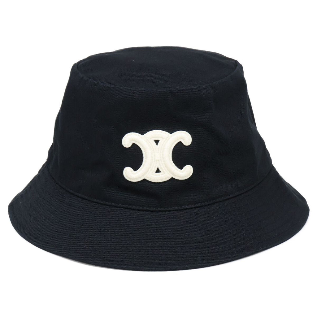 Celine 2 Triomphe Bucket Hat Cotton Gabardine