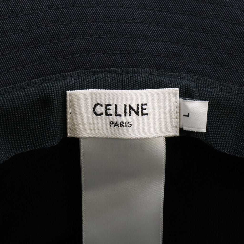 Celine 2 Triomphe Bucket Hat Cotton Gabardine — view 6
