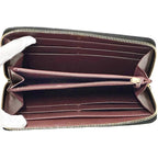 Chanel Wallet Quilted Caviar Leather Black Gold Zip Around — view 4