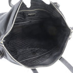 Prada Tessuto Nylon Triangle Logo Skull Leather 2-Way Shoulder Bag Crossbody — view 7