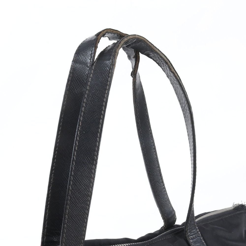Prada Tessuto Nylon Triangle Logo Skull Leather 2-Way Shoulder Bag Crossbody — view 2