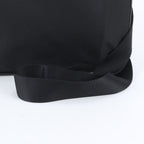 Prada Tessuto Nylon Triangle Logo Leather Shoulder Bag Crossbody Messenger — view 2