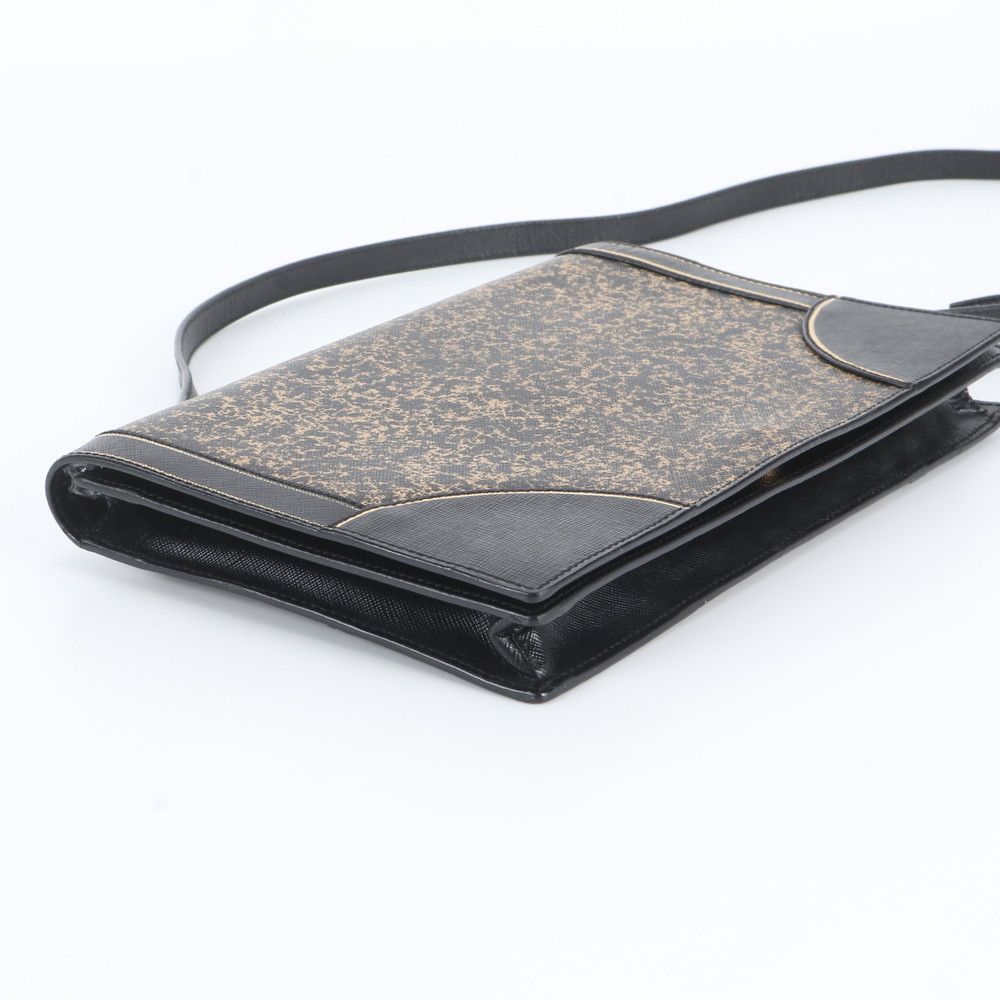 Prada Saffiano Triangle Logo Leather Shoulder Bag Crossbody — view 5