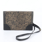 Prada Saffiano Triangle Logo Leather Shoulder Bag Crossbody