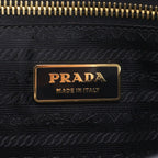 Prada Saffiano Triangle Logo Leather Shoulder Bag Crossbody — view 8