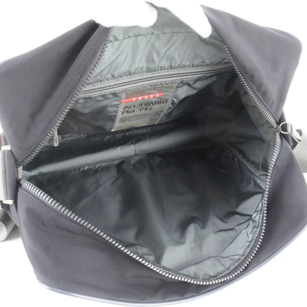 Prada Sport Shoulder Bag Crossbody Messenger Business Black — view 7