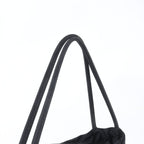 Prada Tessuto Nylon Triangle Logo Tote Bag Shoulder Hand Black — view 2