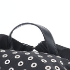 Prada Tessuto Nylon Perforated Leather Backpack Black — view 2