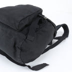 Prada Tessuto Nylon Triangle Logo Backpack Black — view 4