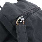 Prada Tessuto Nylon Triangle Logo Backpack Black — view 8