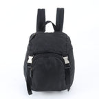 Prada Tessuto Nylon Triangle Logo Backpack Black