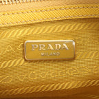 Prada Saffiano Triangle Logo Leather Shoulder Bag Crossbody — view 8