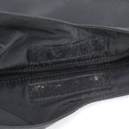 Prada Tessuto Nylon Triangle Logo Leather Shoulder Bag Crossbody Messenger — view 8