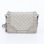 Prada Spazzolato Leather Shoulder Bag Crossbody Gray — view 3