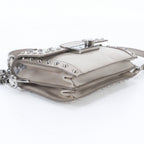 Prada Spazzolato Leather Shoulder Bag Crossbody Gray — view 5