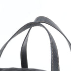 Prada Tessuto Nylon Saffiano Leather Tote Shoulder Hand Bag — view 2